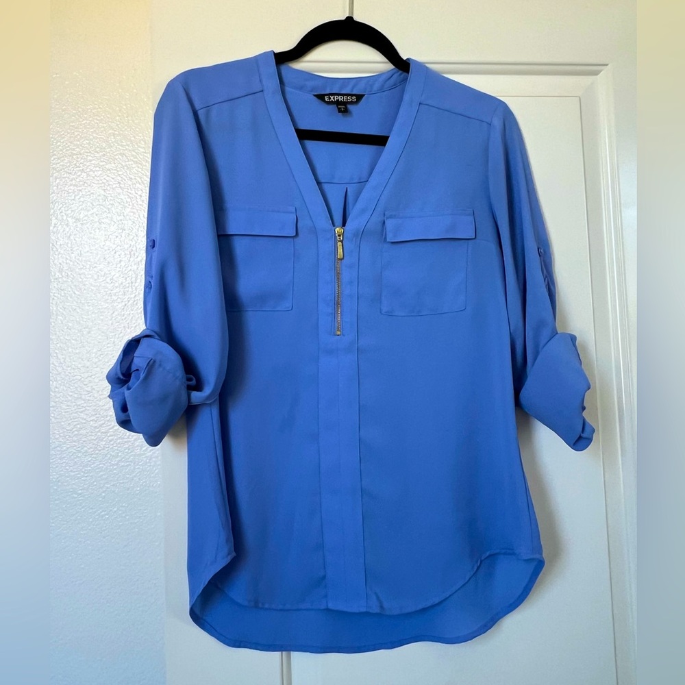 Express Zip Portofino Blouse